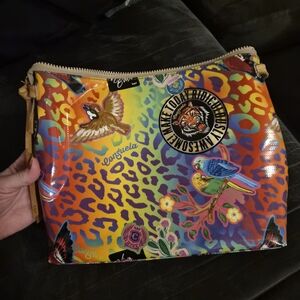 Consuela Crossbody Bag with Animal Print